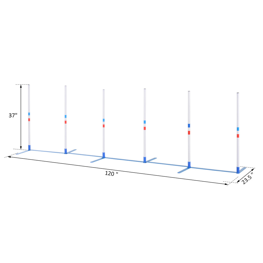 Dog Agility Equipment Weave Pole Set – view 7