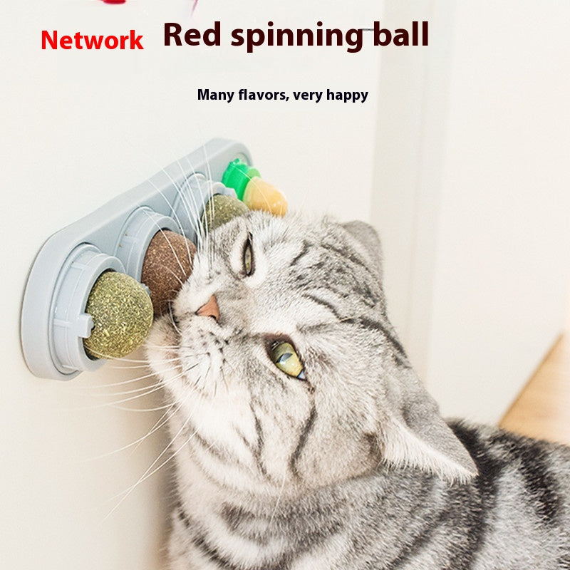 Rotating Catnip Ball Toy for Cats and Dogs – view 11