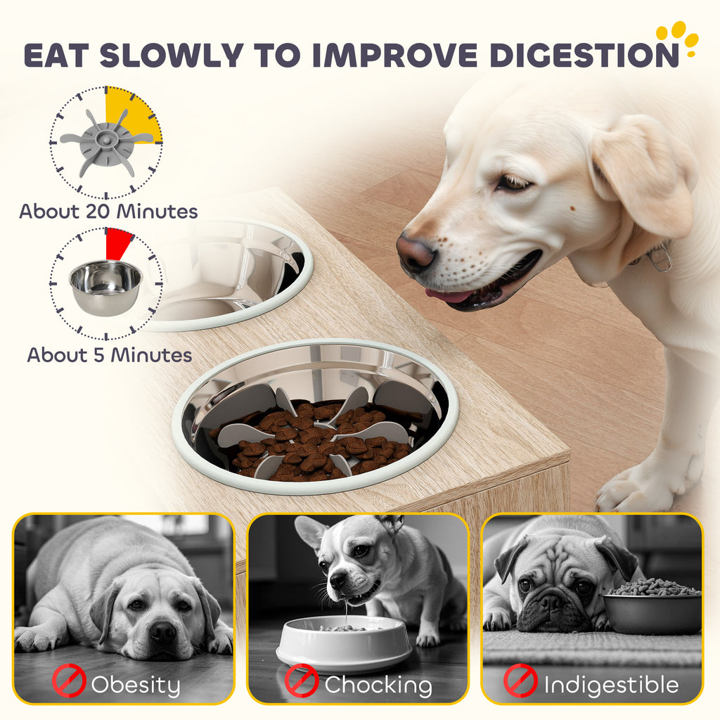 Elevated Dog Feeding Station with Storage Cabinet – view 9