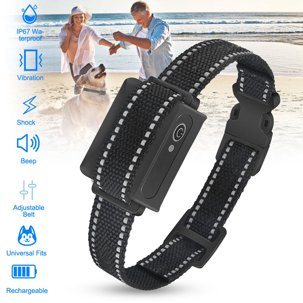 Dog Training Collar with Beep, Vibration, and Shock Modes – view 9
