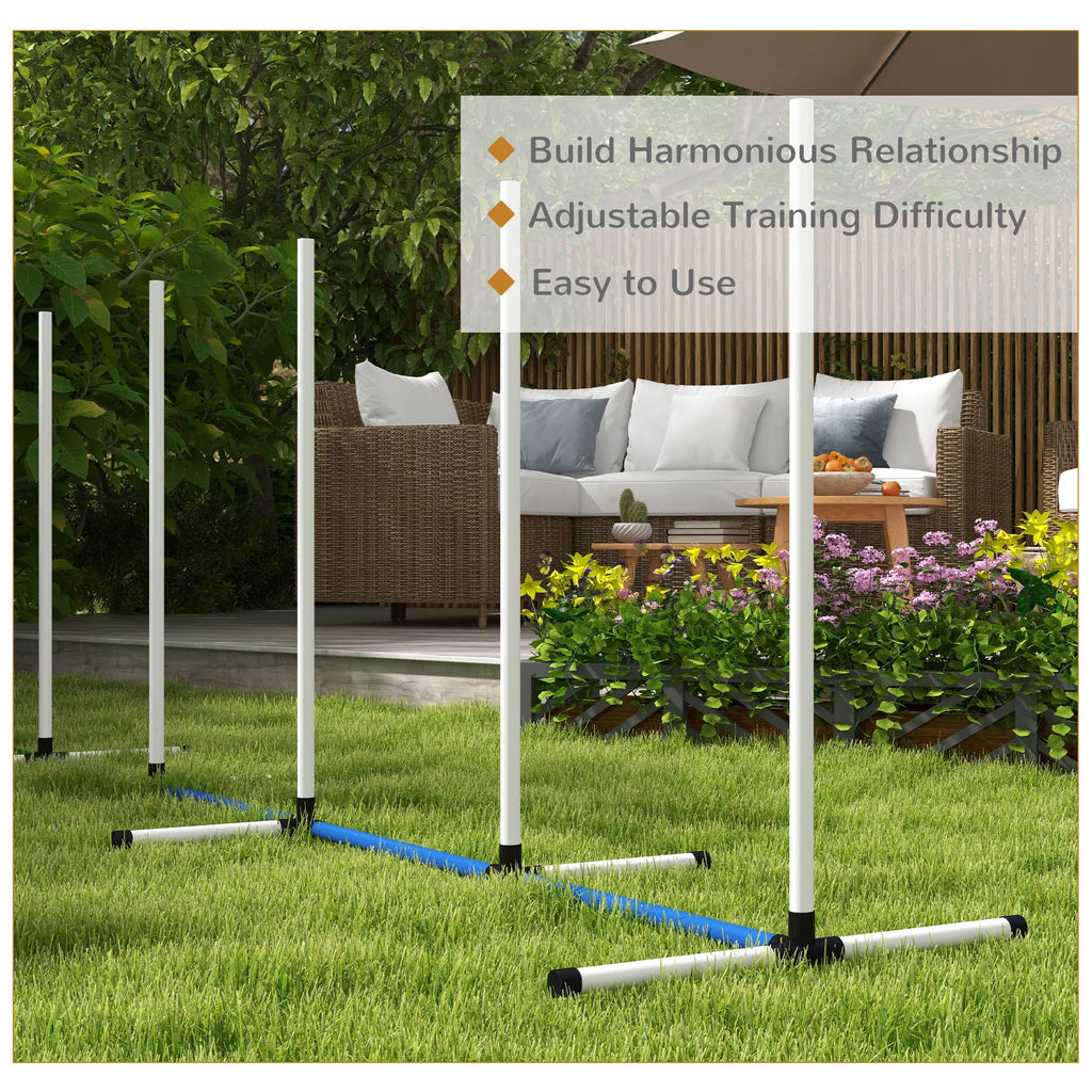 2PCs Dog Agility Kit with Weave Poles – view 7