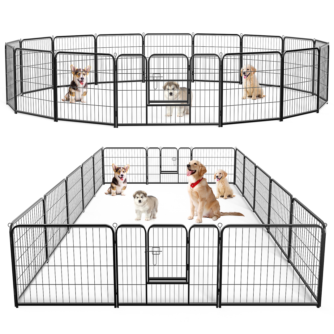 Metal Dog Playpen with Door for Secure Space – view 13
