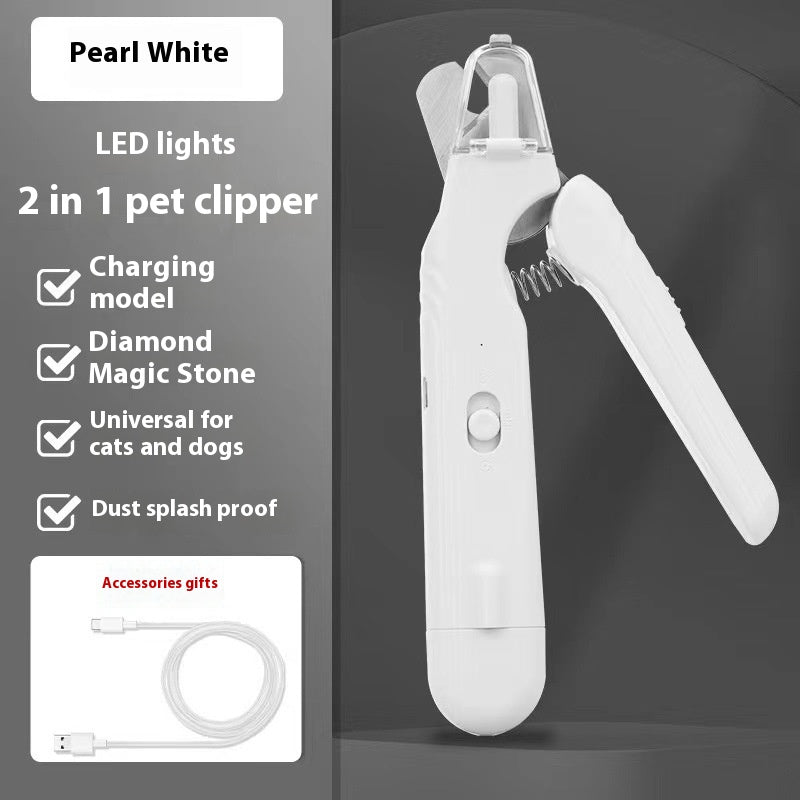 2 In 1 Pet Nail Clippers With LED Light for Dogs and Cats – view 13