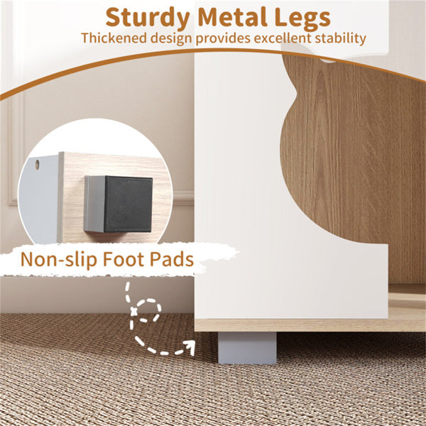 Multipurpose Wooden Cat House Nightstand – view 7