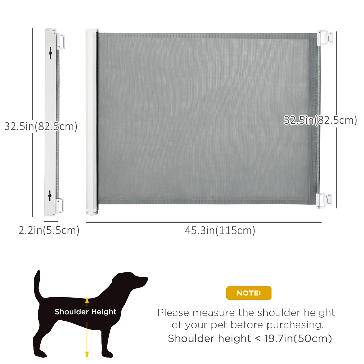 Retractable Pet Safety Barrier Gate – view 7