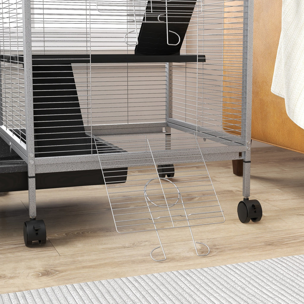 Rolling Small Animal Cage with Hammock for Ferrets and Chinchillas – view 7