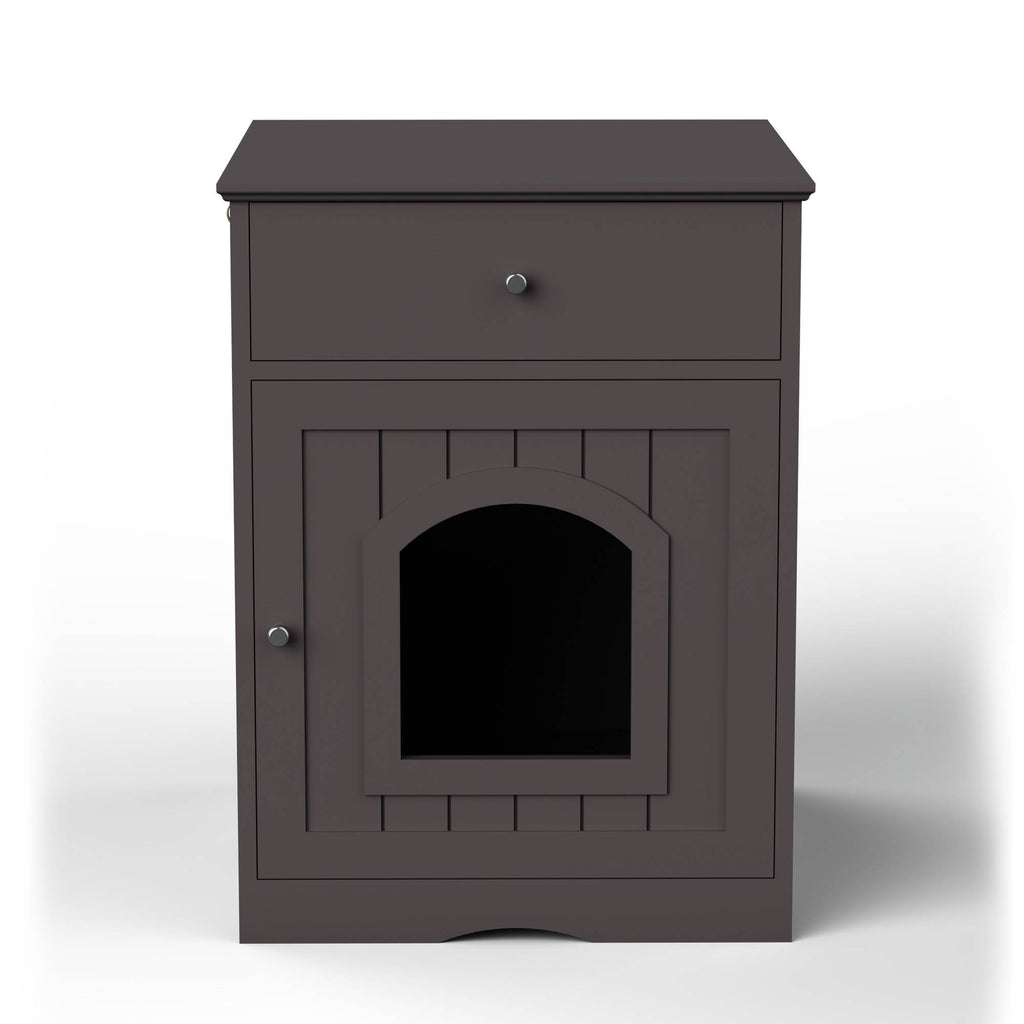 Wooden Pet House Cat Litter Box Enclosure – view 8