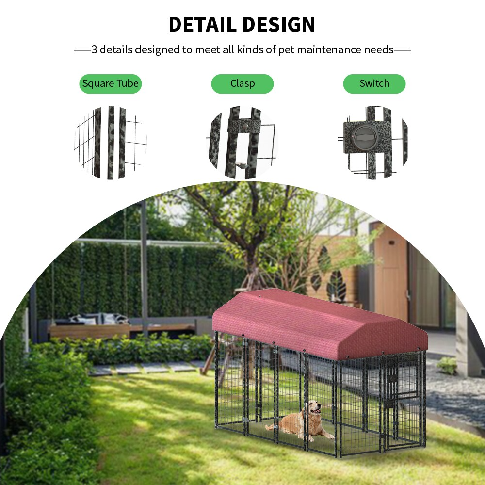 Square Tube Wire Running Cage for Dogs and Cats – view 7