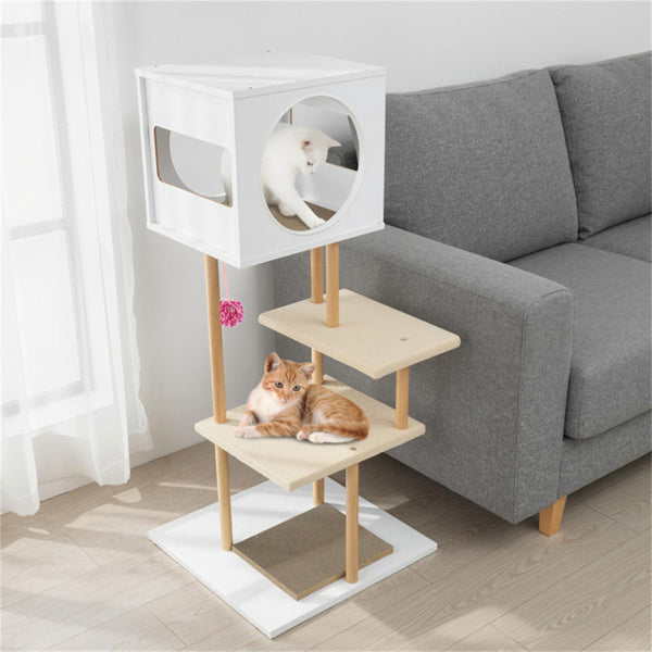 Multi-Level Cat Tree With Scratching Pads and Condo – view 8