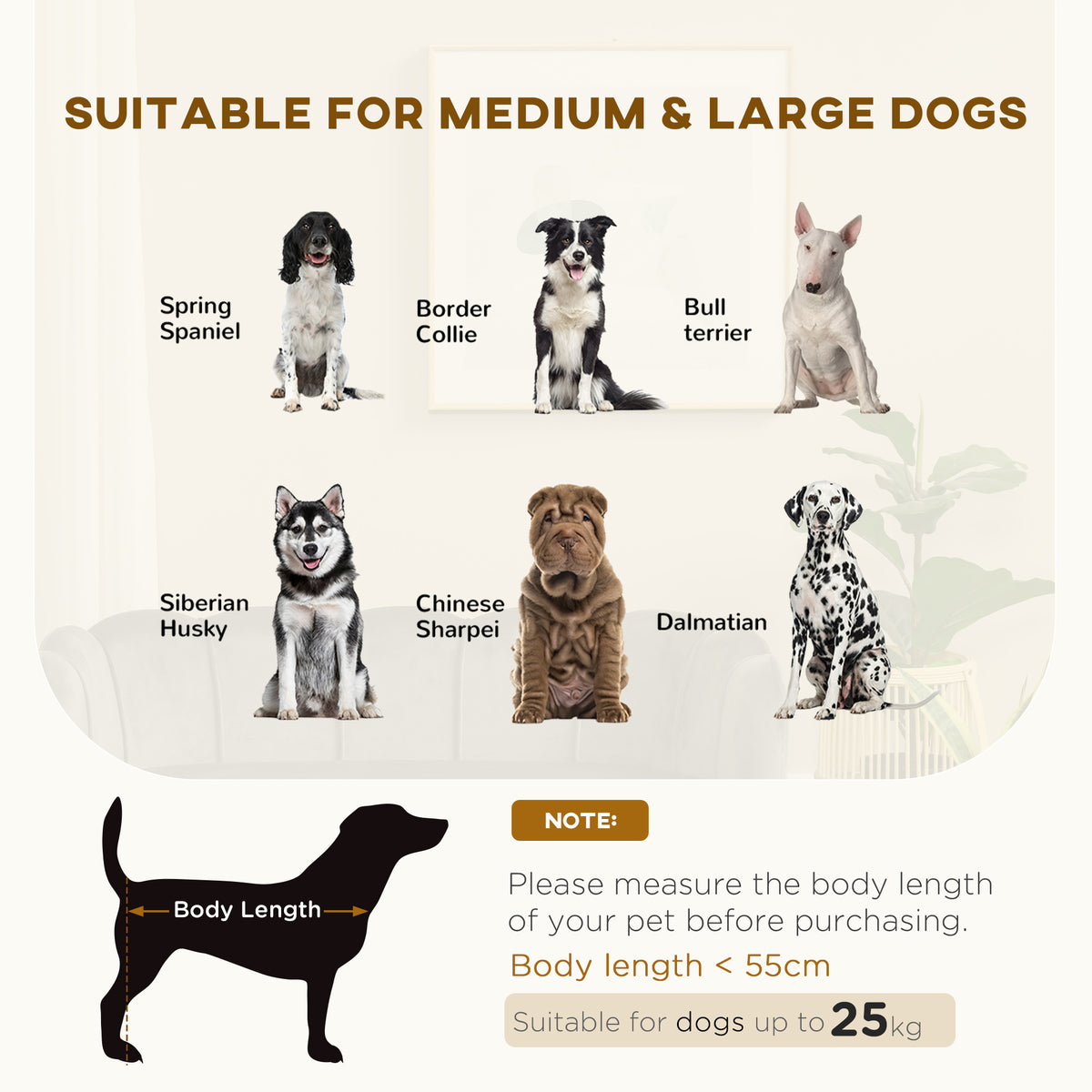 Elegant Pearl Design Pet Sofa for Medium and Large Dogs – view 8
