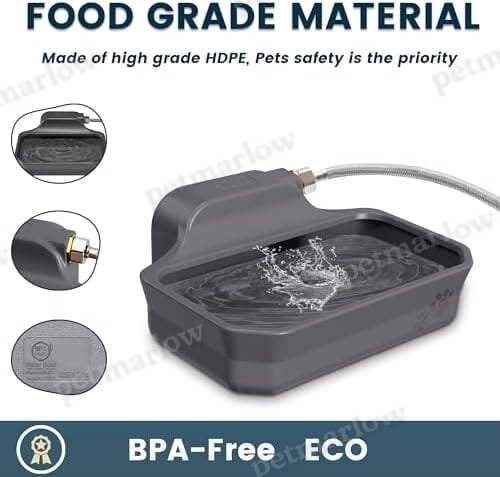 1 Gallon Dog Water Bowl for Outdoor – view 3