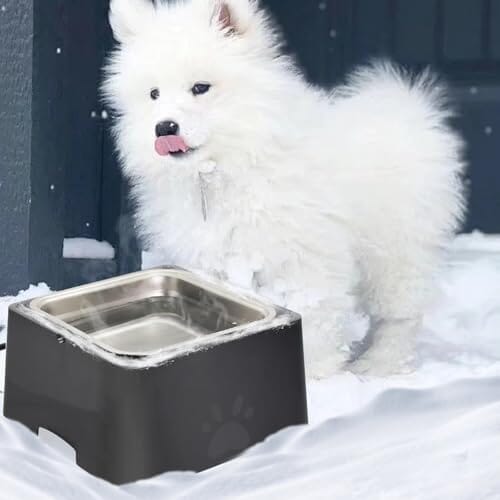 1 Gallon Large Capacity Outside Animal Heated Waterer Bowl
