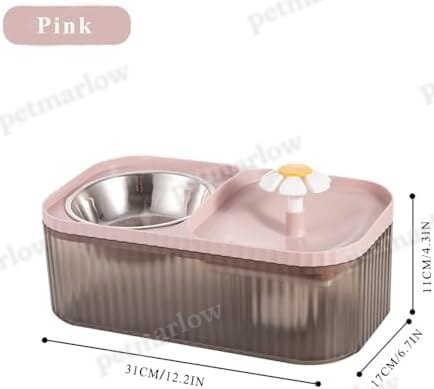 100oz/3L Super Quiet Automatic Pet Water Dispenser with Smart Pump and 3 Replacement Filters for Cats and – view 3