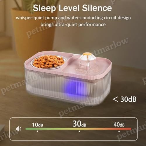 100oz/3L Super Quiet Automatic Pet Water Dispenser with Smart Pump and 3 Replacement Filters for Cats and – view 6