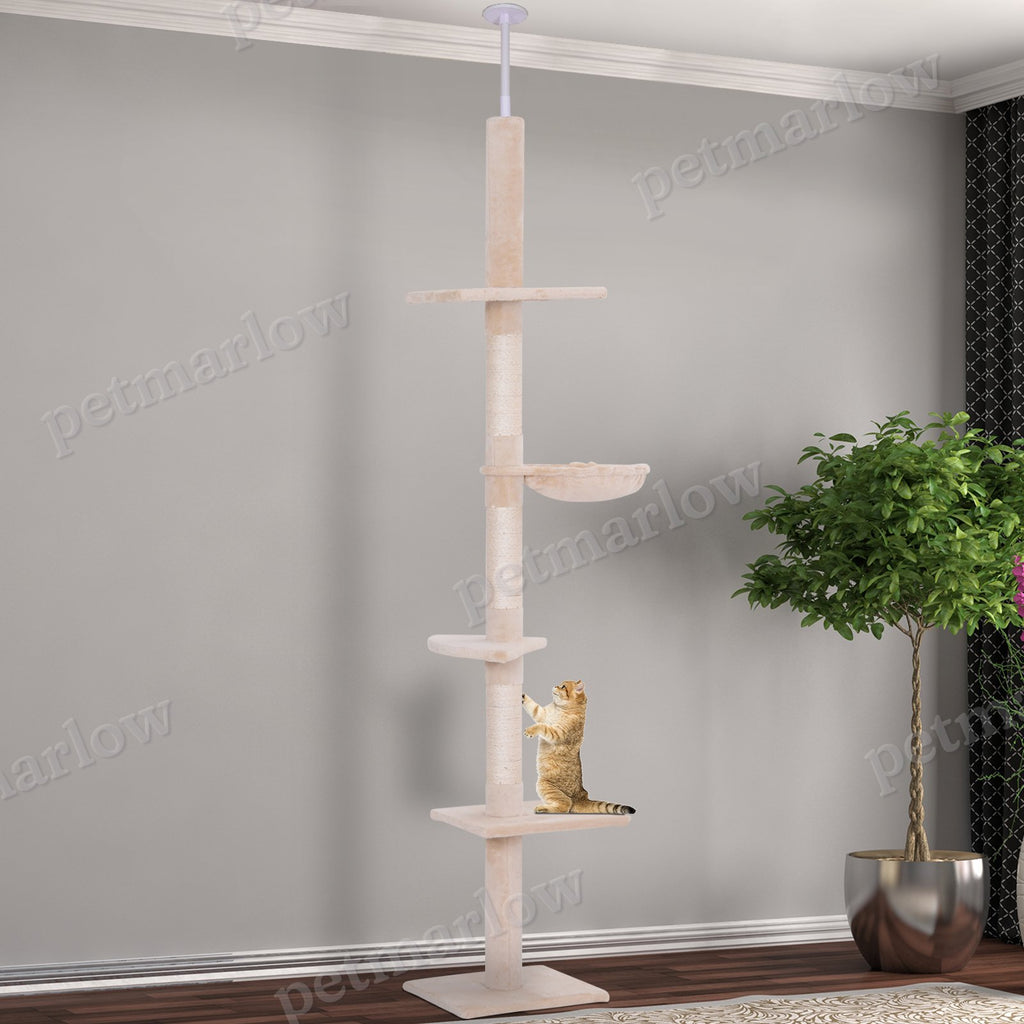 Adjustable Height Cat Tree with Scratching Posts – view 4