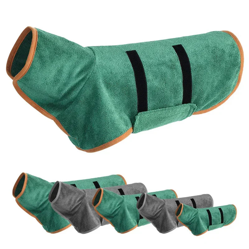 Comfortable Dog Bathrobe – view 12