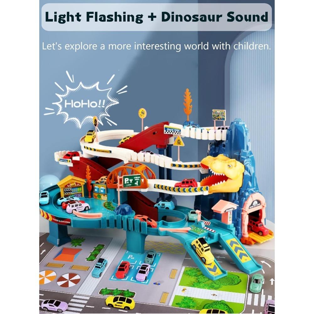 Dinosaur Mountain Adventure Track Toy Set for Kids – view 12