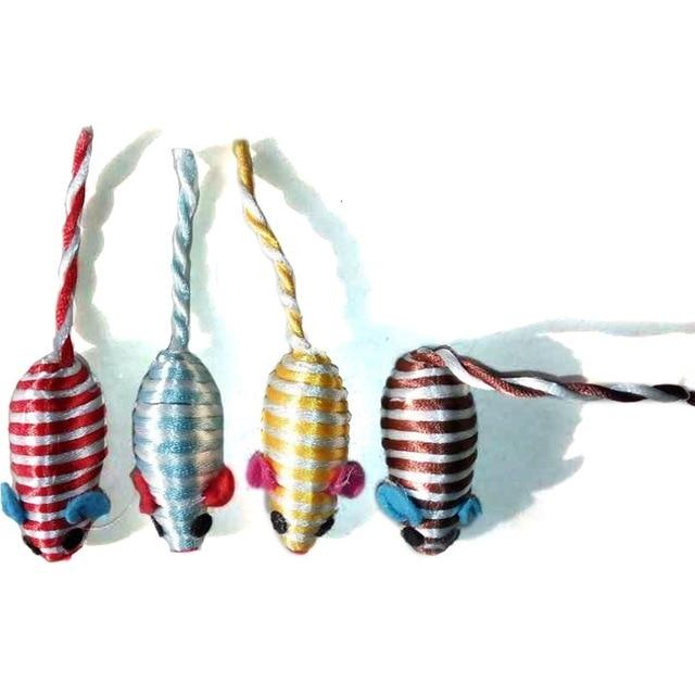 10pcs Cats Mice Toys – Color line mouse