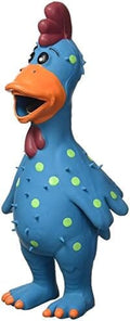 11.5-Inch Latex Polka Dot Globken Chicken Dog Toy
