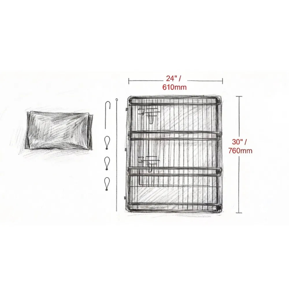 Dog Playpen with Easy Access and Space-Saving Design – view 7
