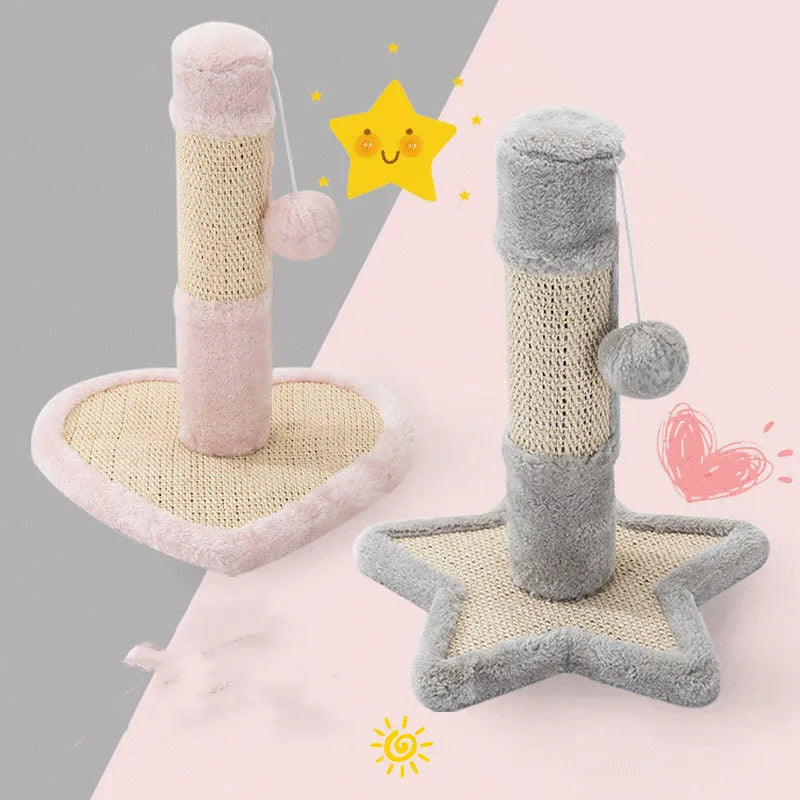 Heart-Shaped or Star-Shaped Cat Tree with Toys – view 11