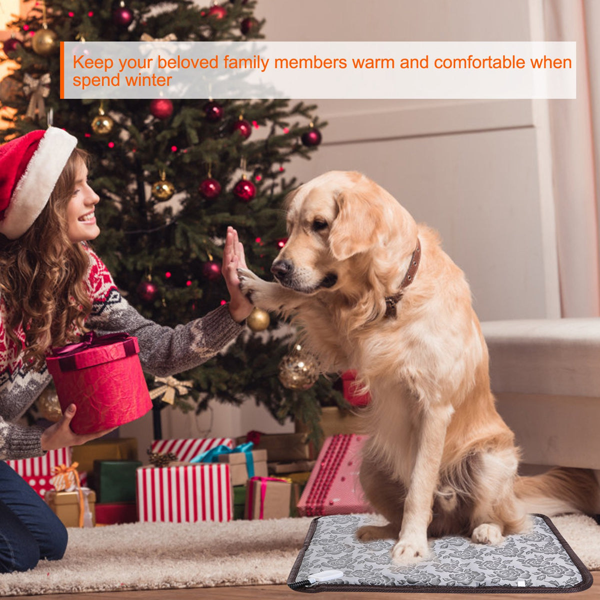 Pet Heating Pad for Cats and Dogs - Electric Heating Mat – view 10