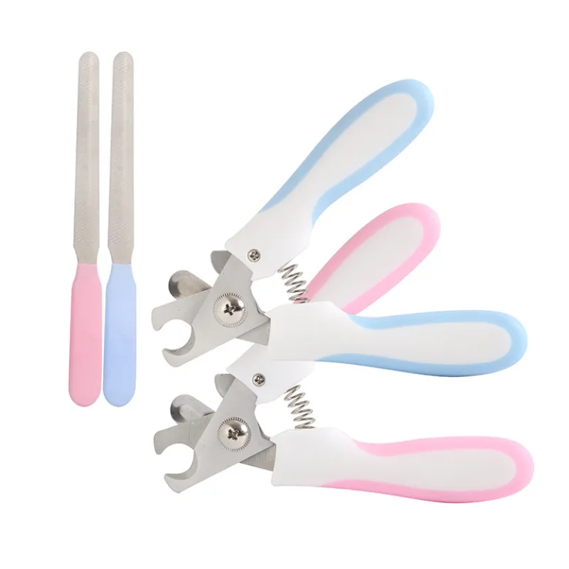 Pet Nail Scissors with Safety Lock and File – view 9