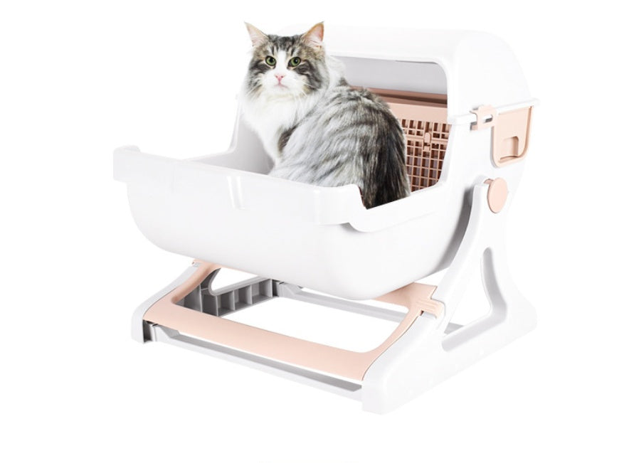 Cat toilet pet toilet semi-enclosed litter box – view 10