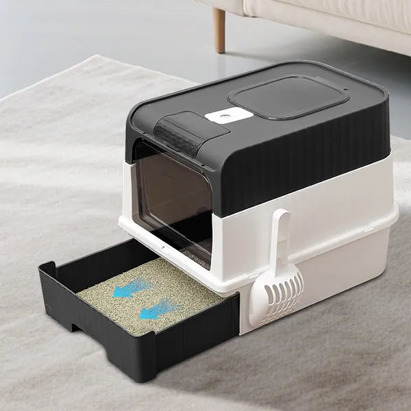 Magic Cube Cat Litter Box with Dual Access and Odor Control – view 8