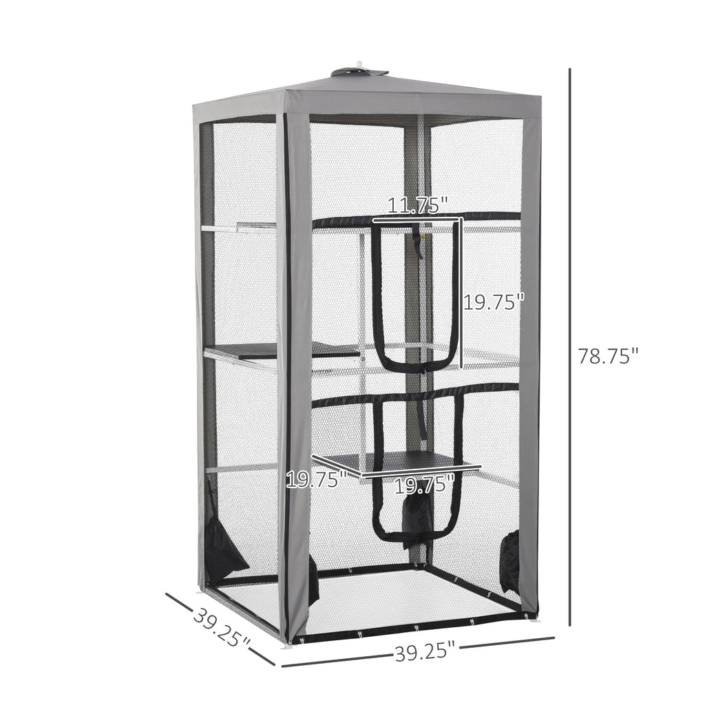 79" Cat House Kitten Enclosure Playpen – view 9