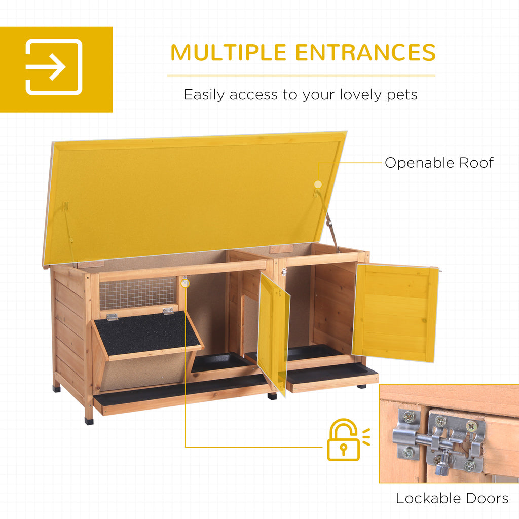 Large Rabbit Hutch With Outdoor Areas for Small Animals – view 7