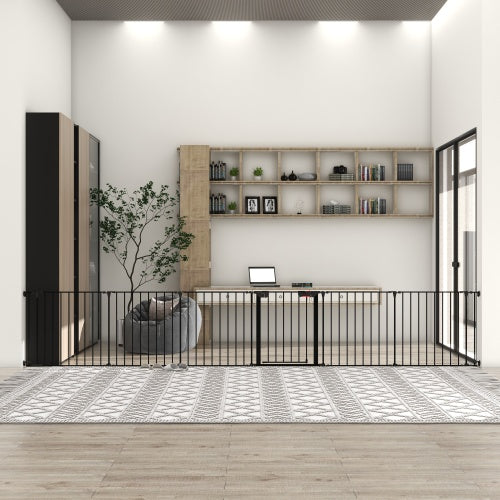 150" Adjustable Safety Gate 6 Panels Play Yard