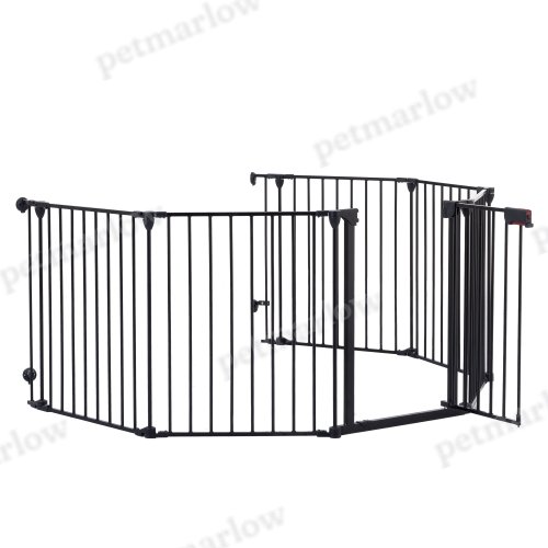 150" Adjustable Safety Gate 6 Panels Play Yard – view 3