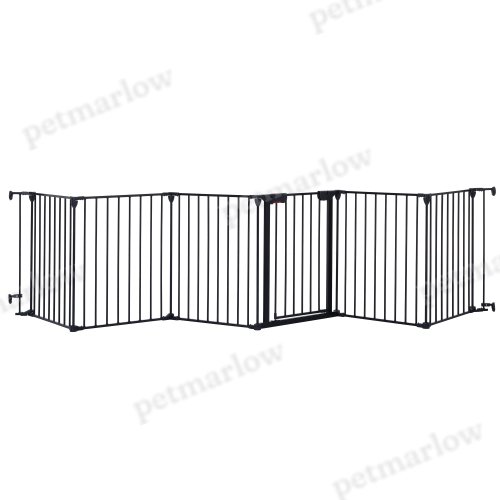 150" Adjustable Safety Gate 6 Panels Play Yard – view 6