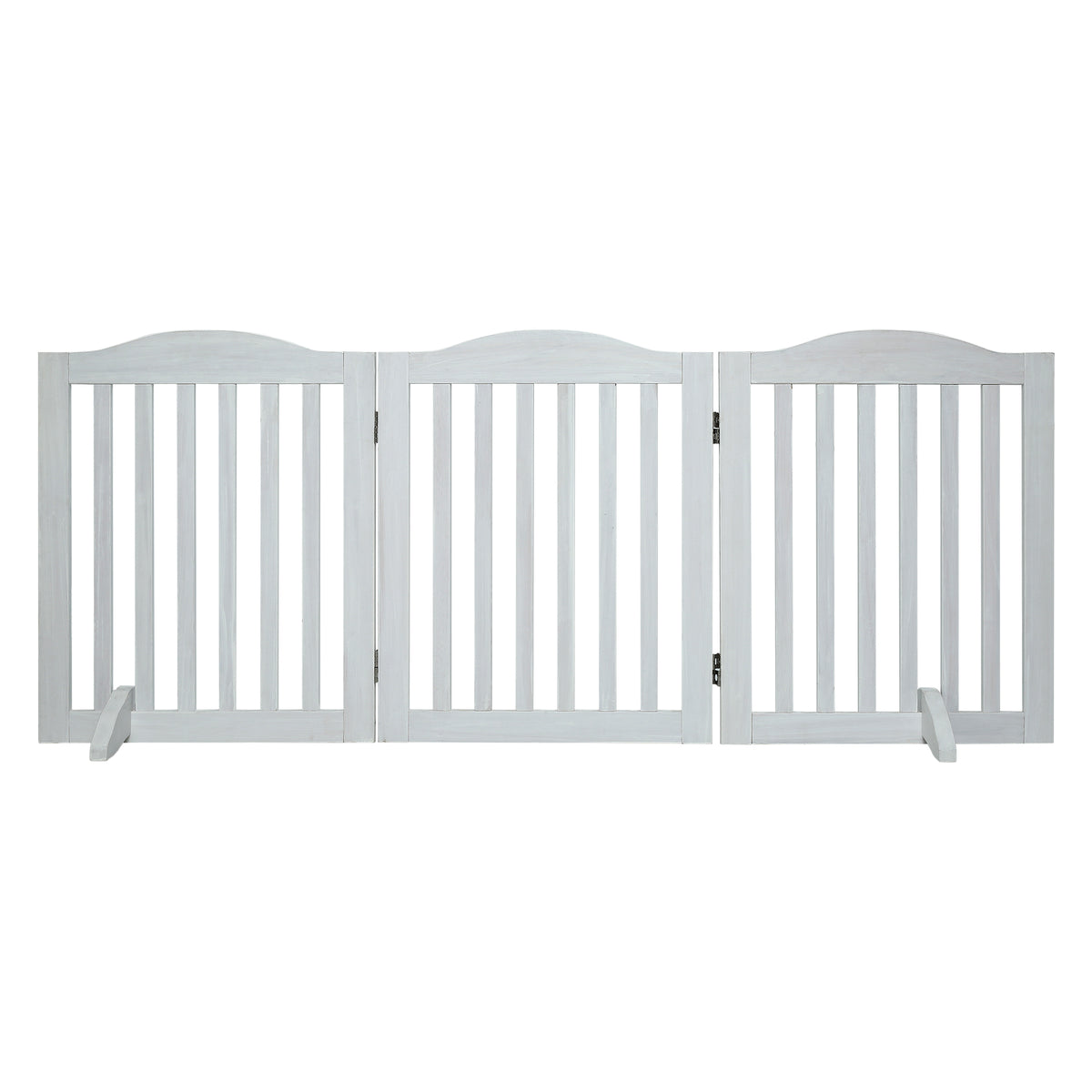Wooden Foldable Pet Gate for Dogs - 3 Panels, 24 Inch High – view 9