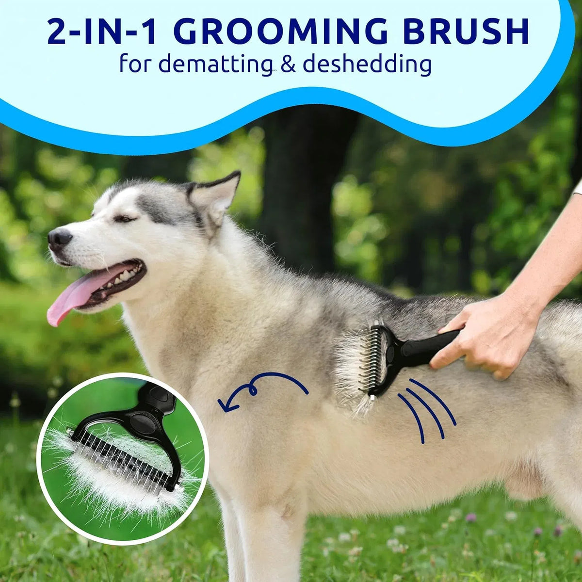 Dual-Head Pet Hair Removal Brush – view 8