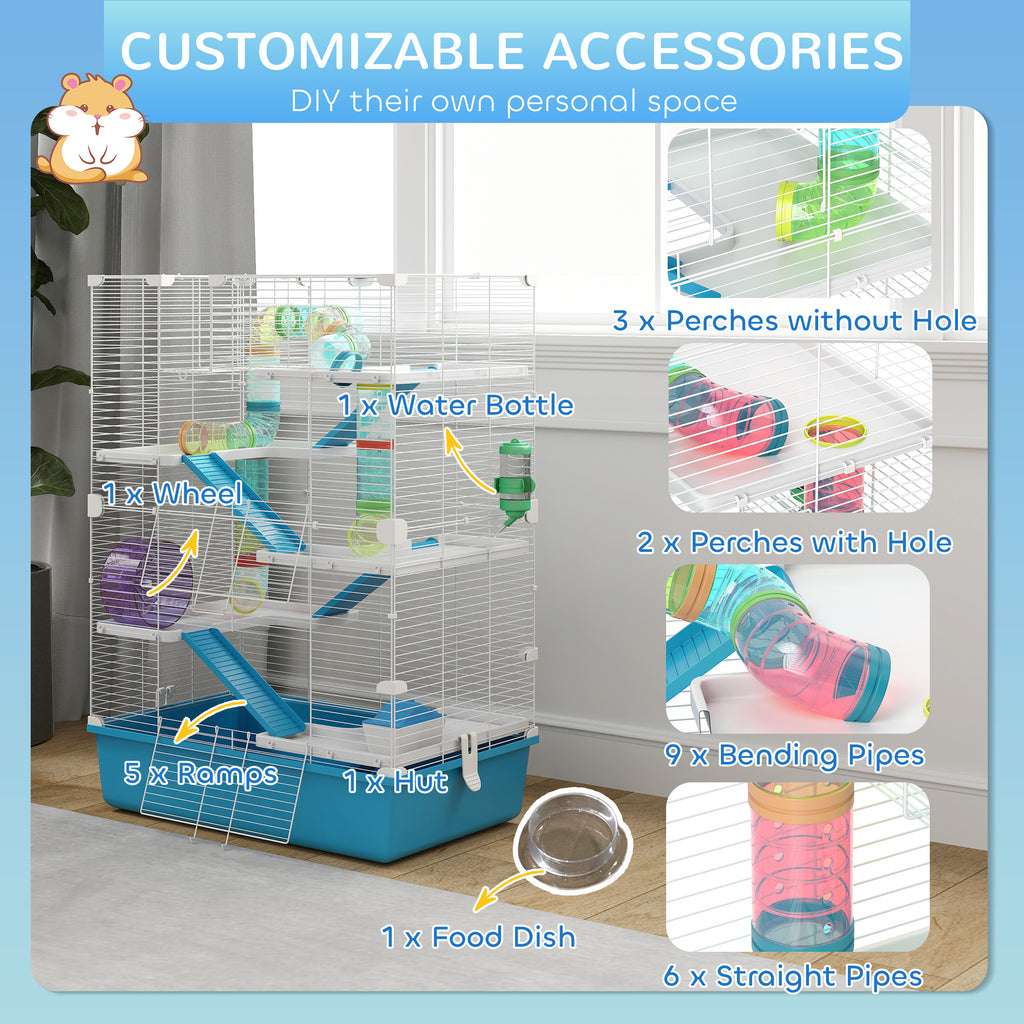 6-Tier Hamster Cage with Tubes and Accessories – view 8