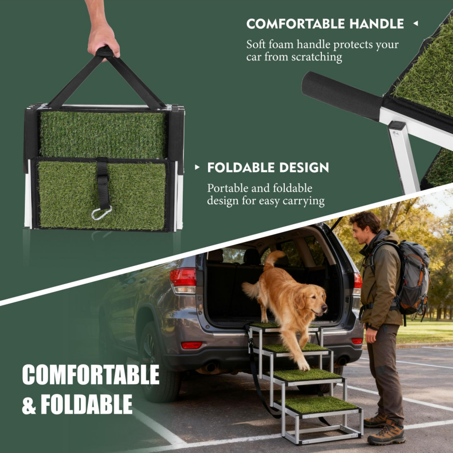 Foldable Dog Ramp for Easy Car Access and Mobility Support – view 10