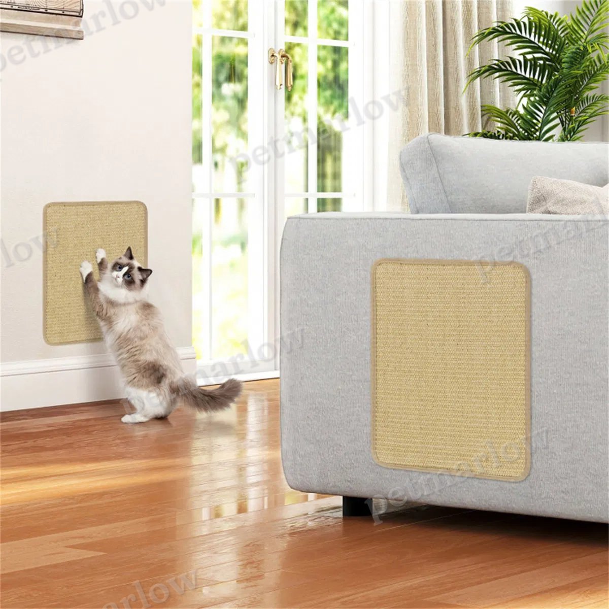 Natural Cat Scratching Mats for Furniture Protection – view 5