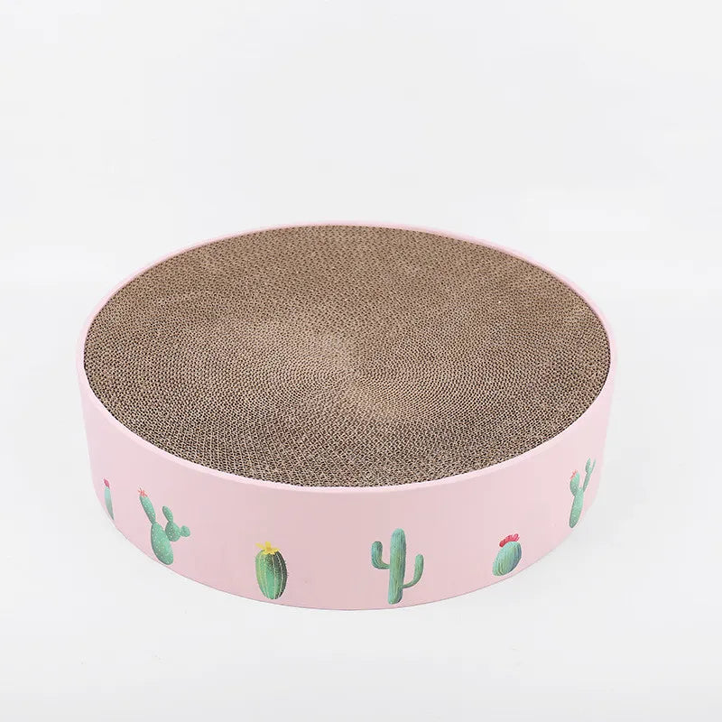Cardboard Loop for Cats with Cactus Design - Modern Style Scratcher – view 9