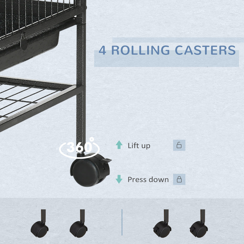 Small Animal Cage with Wheels for Easy Mobility – view 8