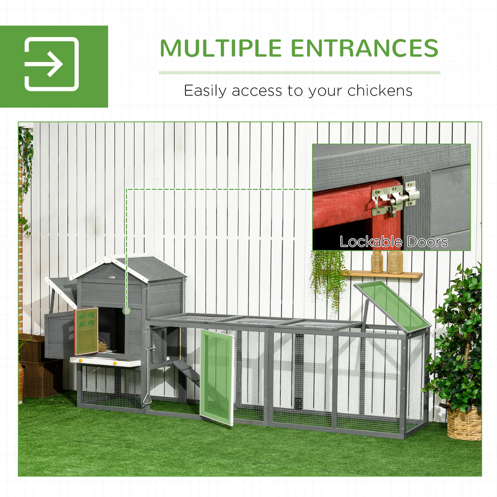 Extra Large Chicken Coop with Slide-Out Tray and Nesting Box – view 8