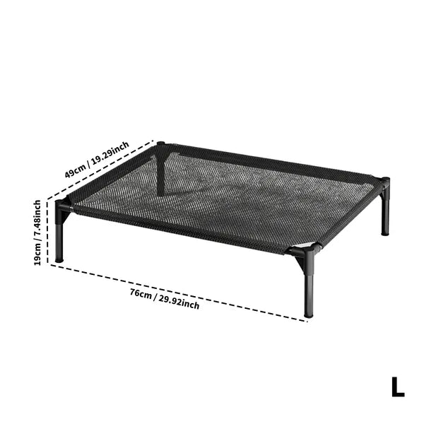 Elevated Breathable Mesh Pet Bed for Comfort and Cooling – view 7