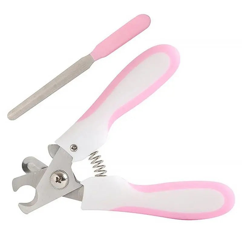 Pet Nail Scissors with Safety Lock and File – view 12