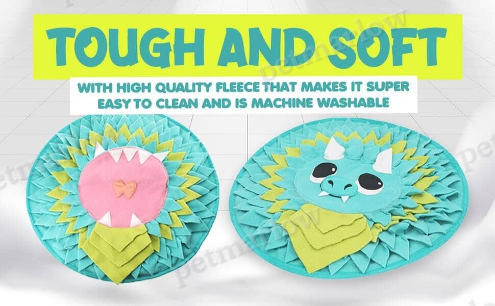 18” Dragon Dog Sniffing Mat Easy to Clean Fleece Snuffle Mat for Dogs – view 4