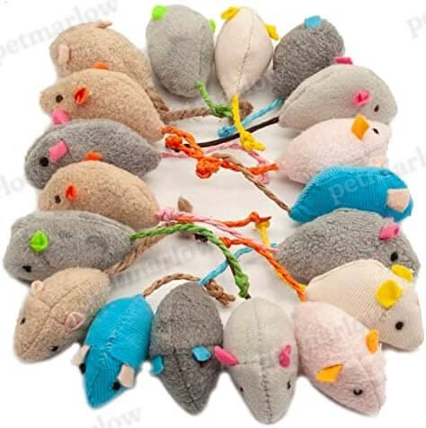 18-Pack Plush Catnip-Filled Mice Toys for Indoor Cats – view 2