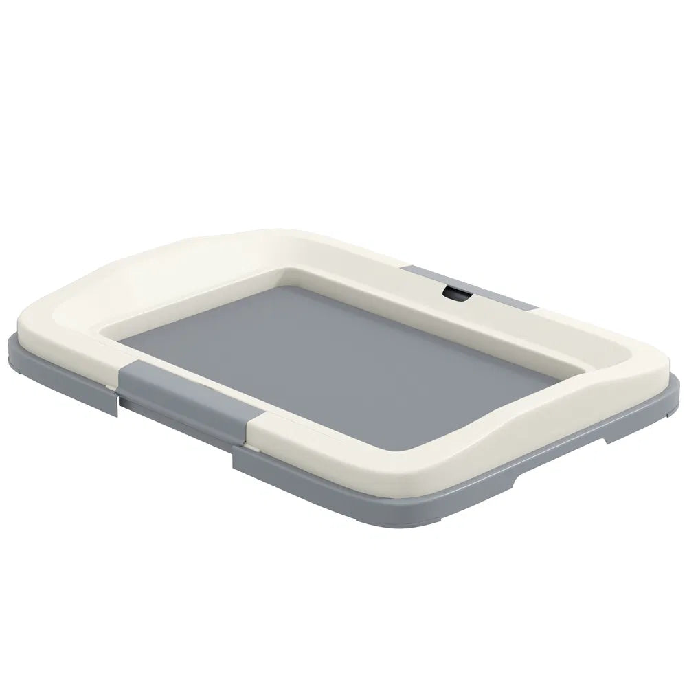 Dog Potty Tray for Easy Indoor Training – Grey