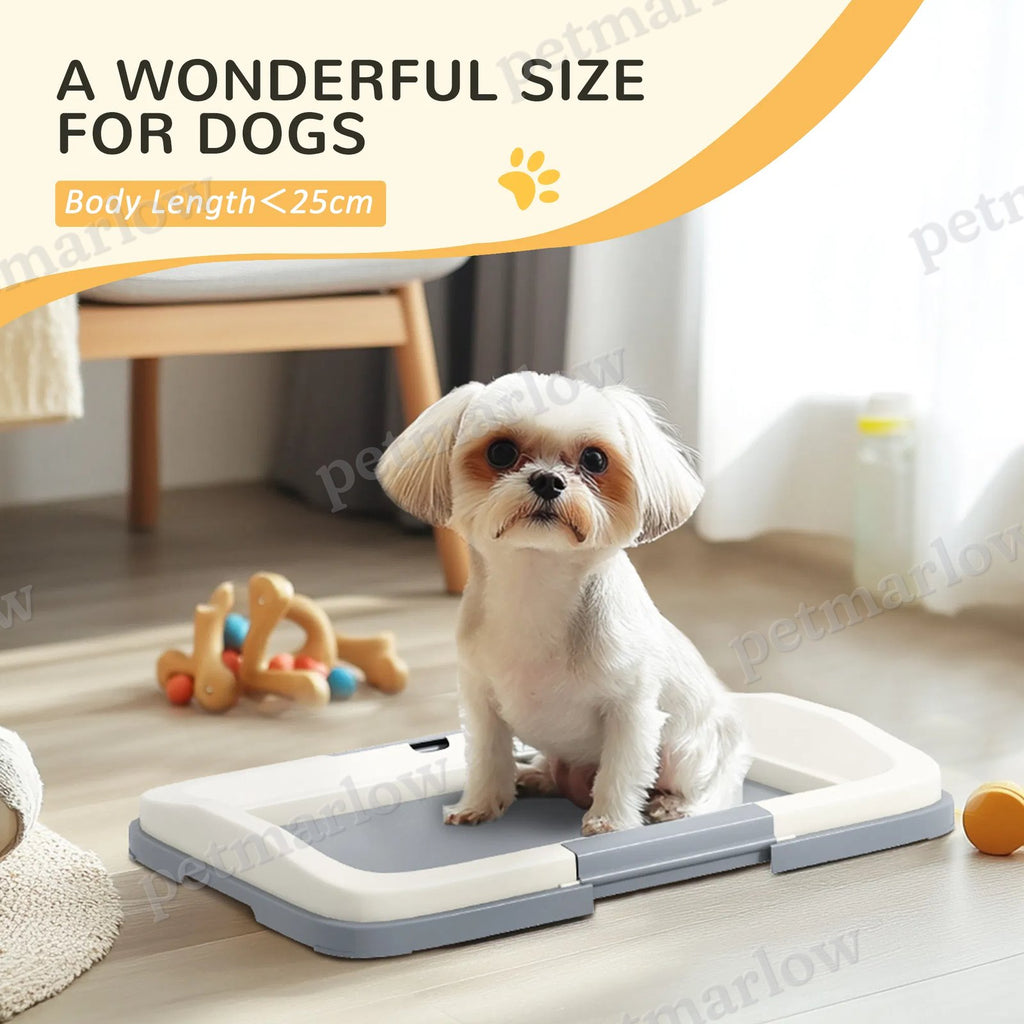 18" x 13" Dog Potty Tray, Grey – view 5