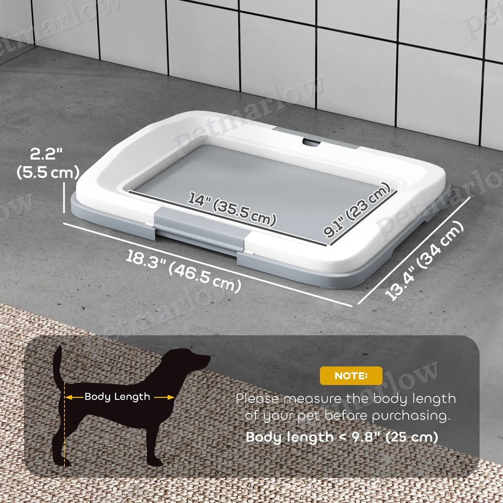 18" x 13" Dog Potty Tray, Grey – view 6
