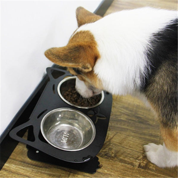 Anti-falling Cat Dog Feeding Water Bowl – view 8